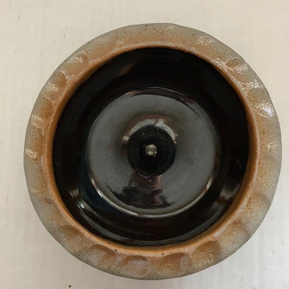 Rowe Pottery Works apple baker pottery bowl cobalt - Picture 4 of 10